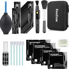 Professional DSLR Camera Cleaning Kit with APS-C Cleaning Swabs, Microfiber Cloths, Camera Cleaning Pen, for Camera Lens, Optical Lens and Digital SLR Cameras.