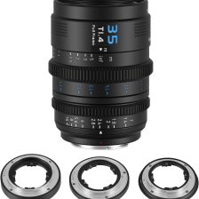 SIRUI VP-1 Vision Prime 1 T1.4 Full Frame Cine Lens, 35mm Manual Focus Cinema Lens with Pre-Installed E Mount, Interchangeable RF/Z/L Mounts (Black)